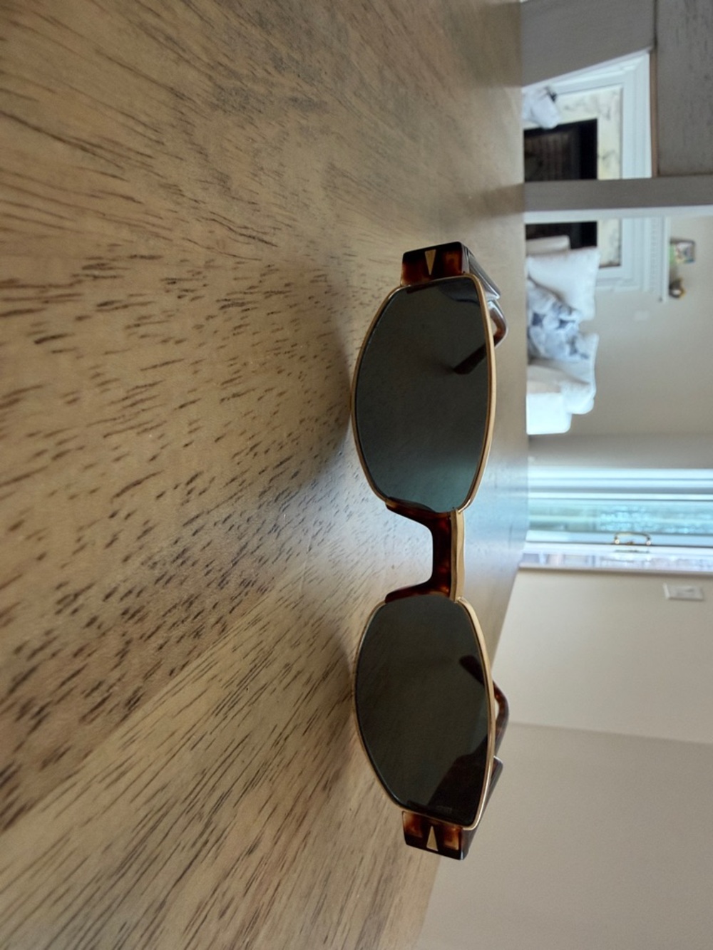 Tortoiseshell Sunglasses with Dark Lenses